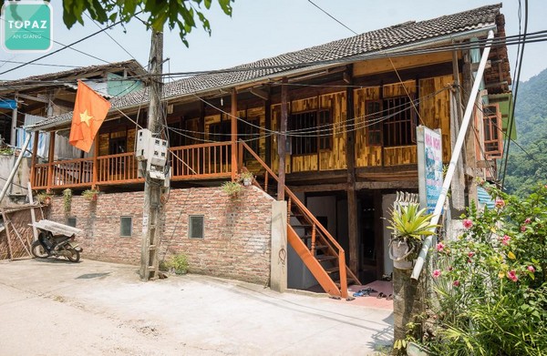 Bên ngoài Minh Quang homestay Bắc Kạn